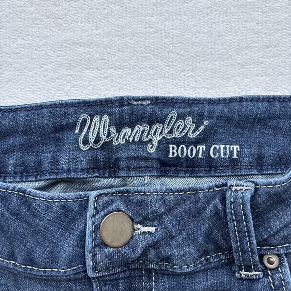 Wrangler Women Size 11 Bootcut Jeans Western Cowgirl Medium Wash - Picture 5 of 16